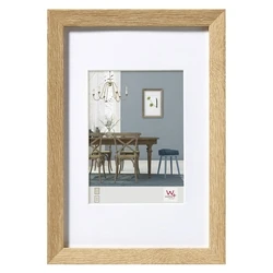 Walther Design EF040E Wooden Wall Frame with Beige Passepartout 30x40