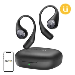 Earfun OpenJump Open Ear Bluetooth Handsfree Ακουστικά με Αντοχή στον Ιδρώτα και Θήκη Φόρτισης - Μαύρα