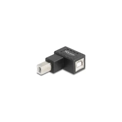 Delock Adapter USB 2.0 Type-B Male to Type-B Female, 90° Angled Up