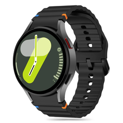 Tech-Protect Silicone Sport Band for Samsung Galaxy Watch 4/5/5 Pro/6/7/FE Black