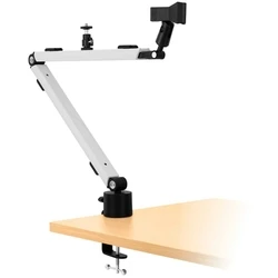 Εξοπλισμός Studio Streamplify MOUNT ARM, Microphone Arm with Table Clamp 2,5kg load, White