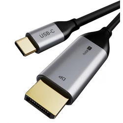 Καλώδιο USB Cabletime USB-C σε DisPlayPort C160, 4k/60hz, 1.8m, μαύρο