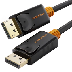 Καλώδιο DisplayPort Cabletime CT-01G, 4K/60Hz, 3m, μαύρο
