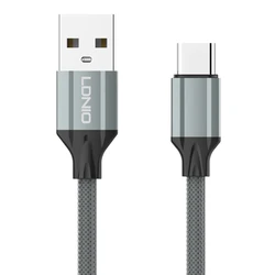 Καλώδιο USB-C Ldnio σε USB LS441, 12W, 1m, γκρι