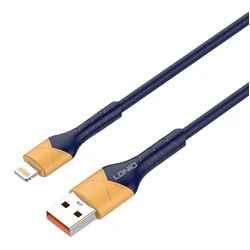 Καλώδιο Lightning Ldnio σε USB LS801, 30W, 1m, μπλε