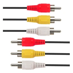 Καλώδιο Ήχου Cabletime Καλώδιο Ήχου 3X Rca Σε 3X Rca Av240-33N, 1.5M, Μαύρο