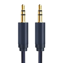 Καλώδιο Ήχου Cabletime 3.5mm CT-Av301-H11G, Gold Plated, 1M, Μπλε