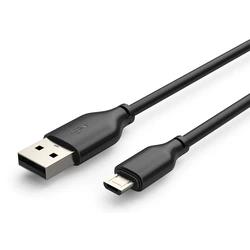 CABLETIME Καλώδιο Micro USB σε USB CT-C165-05G 2.4A 480Mbps 0.25m Μαύρο
