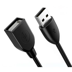 Cabletime καλώδιο προέκτασης USB 2.0 CT-AMAF2.0, 480Mbps, 1.5m, μαύρο