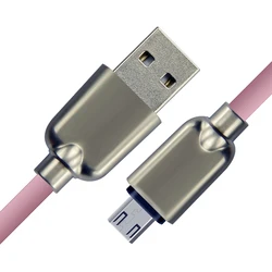 Cabletime καλώδιο micro USB σε USB CT-PE32-ZFMC, 2A, 480Mbps, 1m, ροζ