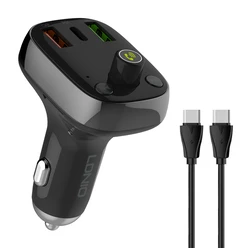 Ldnio Fm Transmitter & Φορτιστής C704q Usb-c/2x Usb 36w Bluetooth Μαύρο 5210131159965