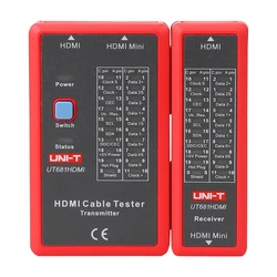 UNI-T UT681HDMI Ελεγκτής καλωδίων HDMI / Mini‑HDMI
