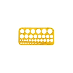 ARISTO Circle Template - 45 circles Ø 1-36 mm (AR5033 / AR-5033)