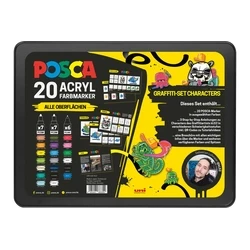 POSCA Marker UNI Etui Graffiti 20τμχ