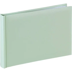 Hama Fine Art Bookbound Album 24×17 cm, 36 white pages, pastel green (Model 2730)