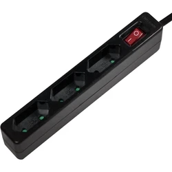 Πολύπριζο Με Διακόπτη Logilink - Slim 1700 Watt