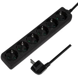 Πολύπριζο Logilink 3500 Watt Black