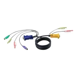 KVM Aten PS/2-with 3-in-1-SPHD and Audio - 3 m