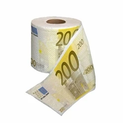 Gadget Mad Monkey Toilettenpapier "200Euro" White