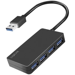 USB Hub Logilink USB 3.2 4-port, Gen1 Black