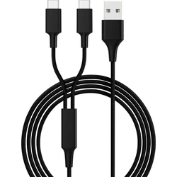 Καλώδιο USB Smrter Hydra DUO Typ USB-C, 120cm, black