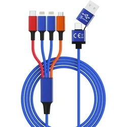 Καλώδιο USB Smrter Hydra ELITE 6in1 Nylon-Typ Lightning, multi