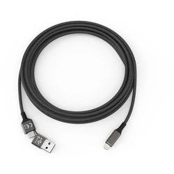 Καλώδιο USB Smrter SPEEDY Daten-& Typ Lightning, 100cm, black