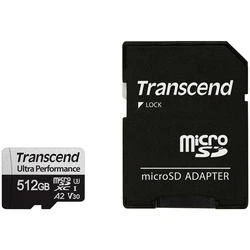 Κάρτα Μνήμης microSD 512GB Transcend SDXC USD340S w/Adapter