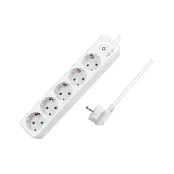 Πολύπριζο Logilink 5-fach,5xCEE 7/3:1,5m:m.switch w