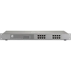 Network Switch LevelOne 16x FE FEP-1612W150 19" 150W 16xPoE+