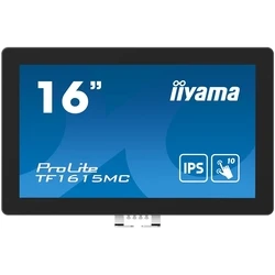 Monitor 15,6" Iiyama 39.5cm TF1615MC-B1 16:9 M-Touch VGA+HDMI+DP