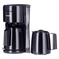 Καφετιέρα Φίλτρου Severin KA 9307 Black Filter with 2 Jugs