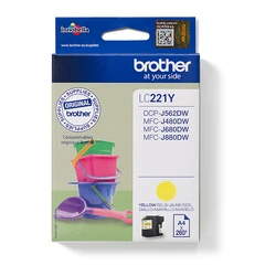 Γνήσιο Μελάνι Brother LC221Y yellow