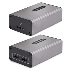 USB Extender StarTech 2-Port USB 3.0 over OM3 Multimode Fiber, LC/LC, 2x 5Gbp 350m (1150ft)