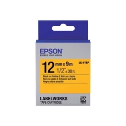 Ταινία Ετικετογράφου Epson LK-4YBP PASTEL BLK-/YELL