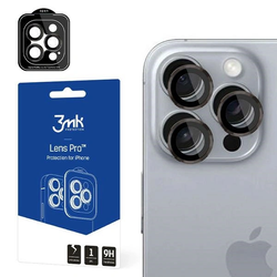 3MK Lens Protection Pro Apple iPhone 16 Pro / 16 Pro Max Titanium Grey