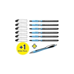 Schneider Slider Basic XB Rave 6er Etui Black (6x Slider Basic XB + 1x Slider Rave XB) - S-151276