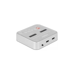 Docking Station Σκληρών Δίσκων Delock M.2 NVMe SSD + M.2 SATA SSD SD Express