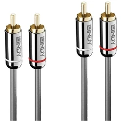 Καλώδιο RCA Lindy Dual Phono 3.5mm Cromo line 3m