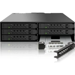 Backplane Icy Dock 6x6,3cm SATAI-III in 1x5,25" SSD bis 9,5mm