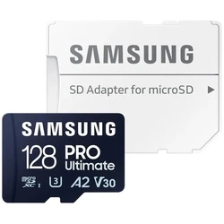 Κάρτα Μνήμης microSD 128GB Samsung SDXC PRO Ulti.(Class10) Adap