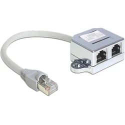 Αντάπτορας Δικτύου Delock RJ45 -> 2x RJ45 M/F 0.15m