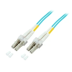 Καλώδιο Οπτικής Ίνας EFB Duplex Jumper LC-LC 50/125, OM3, LSZH, aqua, 2.0mm, 7,5m