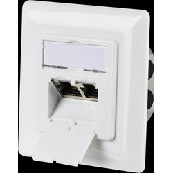 Πρίζα Δικτύου EFB socket CAT6a flush-mounted 2--fold RJ45,