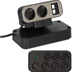 Πολύπριζο Ασφαλείας Brennenstuhl estilo Duplex power strip