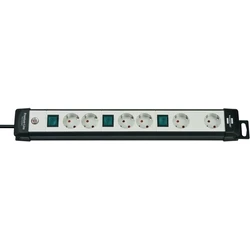 Πολύπριζο Ασφαλείας Brennenstuhl power strip Premium-Line 6x Schuko sw/gr