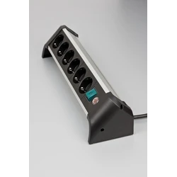 Πολύπριζο Ασφαλείας Brennenstuhl power strip ALU-Office-Line 6-fold 3m