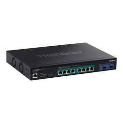 Network Switch Trendnet 10-Port 2,5G Web Smart PoE+ w.10G SFP+ Slots