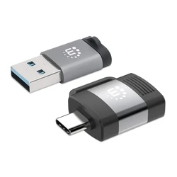 Αντάπτορας USB Manhattan 2er Set USB-C to USB-A & USB-A to USB-C