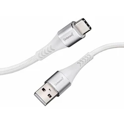 Καλώδιο USB Intenso A315C Nylon 1,5m white USB-A / USB-C 60W